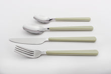 Load image into Gallery viewer, Cutlery Sets Stainless Steel Olive Green ABS Handle
