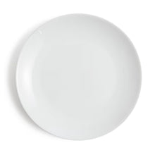 Load image into Gallery viewer, Dinner Plates Set Porcelain White Coupe Microwave Dishwasher Safe
