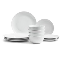 Load image into Gallery viewer, Dinner Set Plates Cereal Bowls Porcelain Coupe Microwave Dishwasher Safe
