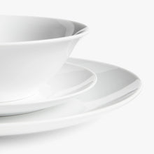 Load image into Gallery viewer, Dinner Set Plates Bowls Coupe Dinerware White Porcelain Microwave Dishwasher Safe Gift
