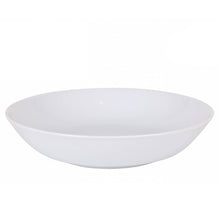 Load image into Gallery viewer, Salad Pasta Bowl,White Serving Soup Bowl Set,Porcelain Wide-Shallow Bowls Kitchen Housewarming Gift,Microwave Dishwasher Safe
