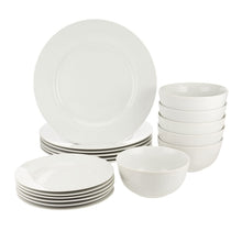 Load image into Gallery viewer, Dinner Set Plates Cereal Bowls Porcelain Microwave Dishwasher Safe
