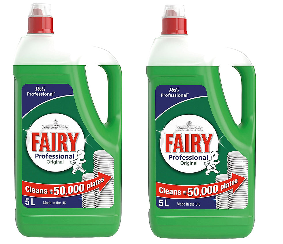 Fairy Professional Original Washing-Up Liquid 2 x 5L Green