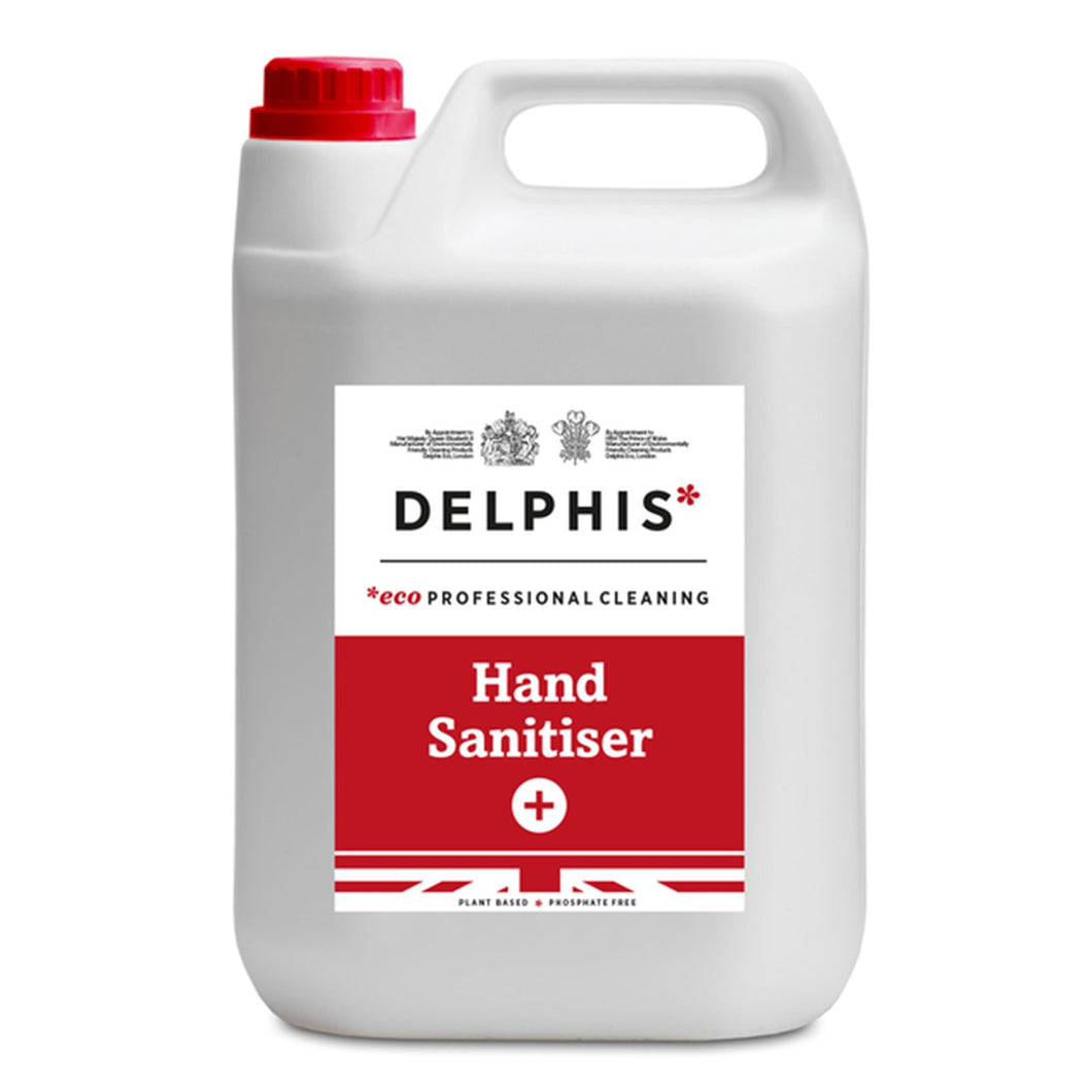 Delphis Eco Hand Sanitiser 5ltr Professional Anti-microbial, Alcohol-free,Anti-bacterial