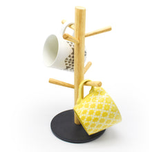 Load image into Gallery viewer, Kitchen Roll and 6 Mug Tree Holder Stand 
