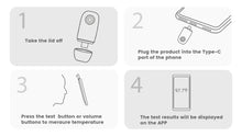 Load image into Gallery viewer, ThermoDock Infrared Thermometer Accurate Digital Temperature NonContact Detector
