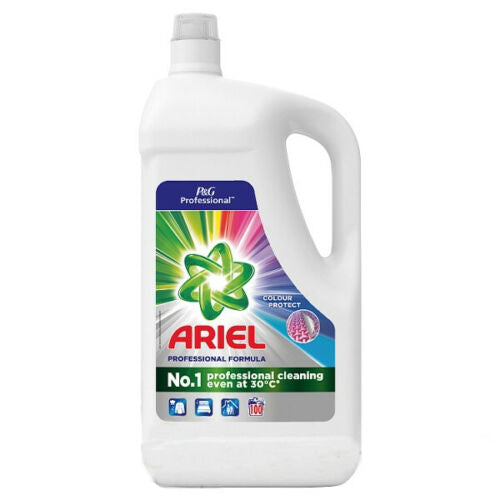 Ariel Professional Laundry Colour Washing Detergent Bio Liquid 5L 100 Washes x2