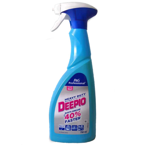 Deepio Pro Kitchen Heavy Duty Degreaser Buster Spray 750ml Food Contact Safe