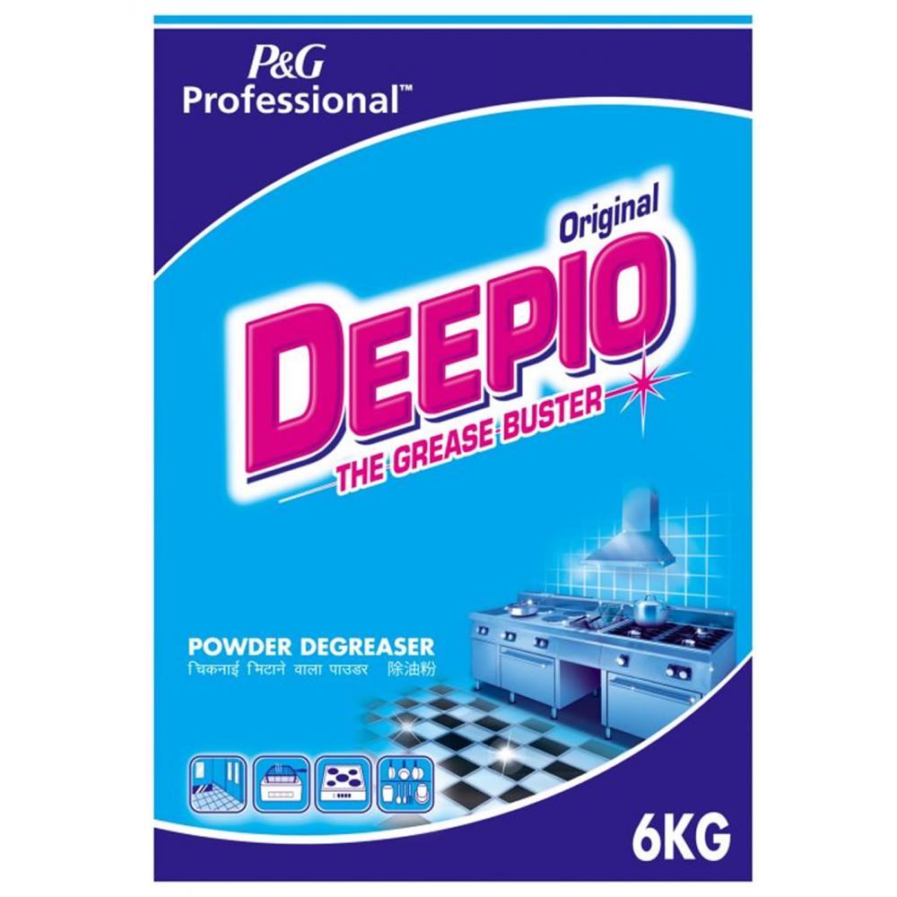 Deepio Professional Kitchen Powder Degreaser Grease Buster 6KG Food Contact Safe