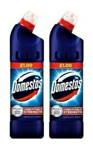 Domestos Original Extended Power Germ Killing Disinfectant Thick Bleach 750ml 