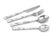 Load image into Gallery viewer, Cutlery Sets Stainless Steel Knife Fork Spoon Set Marble Handle Glim&amp;Glam
