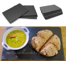 Load image into Gallery viewer, Personalised Gifts Slate Boards Placemat Table Mat Runner Serving Tray Plate Laser Engraving
